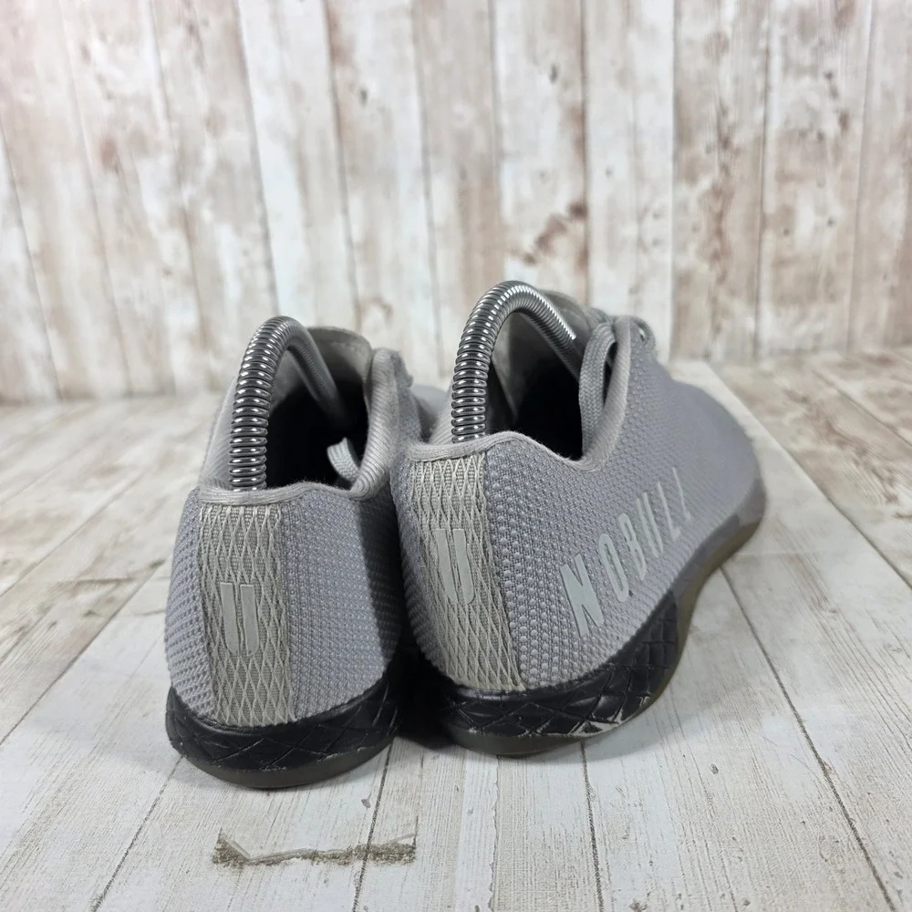 NOBULL Grey Mesh Trainers Women's Size‎ 7.5 Training Gym Shoes